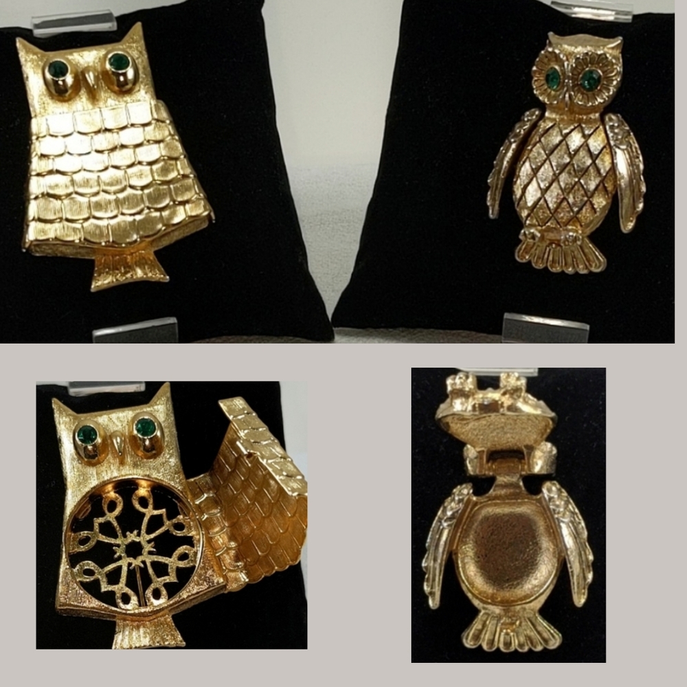 🇨🇦 Two Vintage Brooches For Solid Fragrance